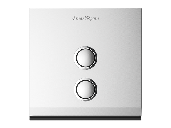 Công Tắc 2 Lệnh Dạng Nút Nhấn Mặt Nạ Bằng Nhựa Sơn Chuẩn L (Một Dây Nguồn)