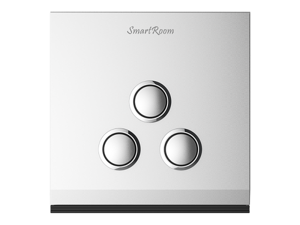 Công Tắc 3 Lệnh Dạng Nút Nhấn Mặt Nạ Bằng Nhựa Sơn Chuẩn L (Một Dây Nguồn)