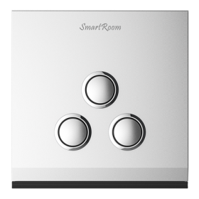 Công Tắc 3 Lệnh Dạng Nút Nhấn Mặt Nạ Bằng Nhựa Sơn Chuẩn L (Một Dây Nguồn)