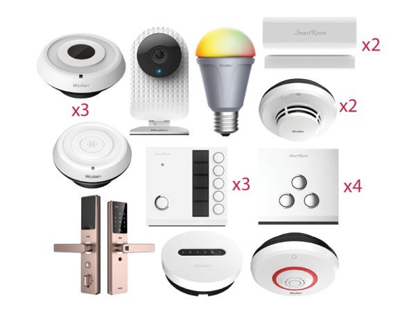 Trọn Bộ Nhà 2 Phòng Ngủ, Phòng Khách, Bếp, Báo Trộm, Khóa Thông Minh